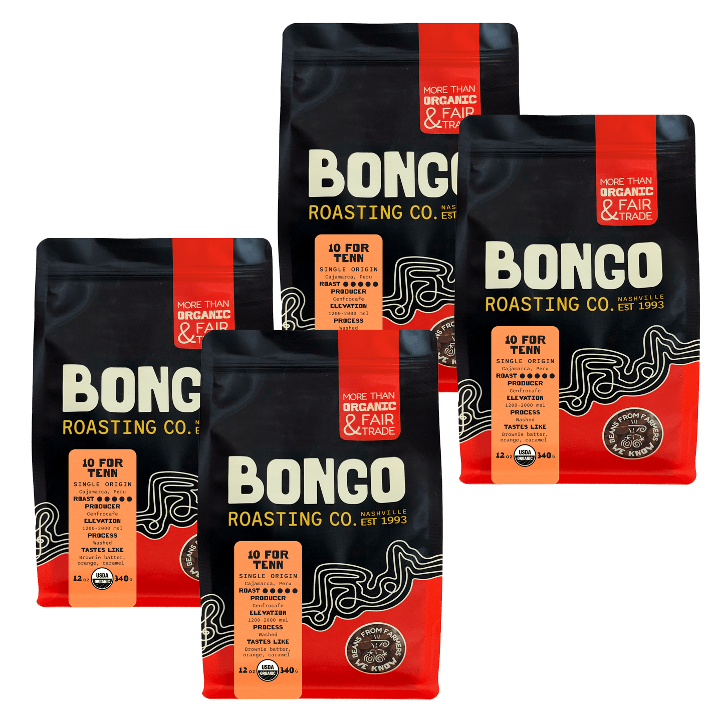 10 for Tenn 12oz- Office Subscription - Bongo Roasting Co.
