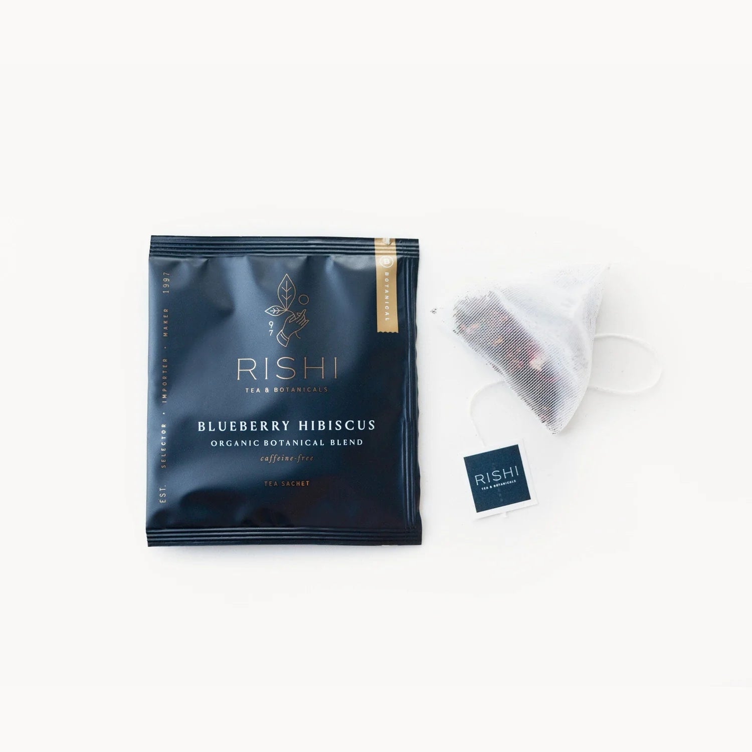 Rishi Blueberry Hibiscus Sachets - BongoJava.com