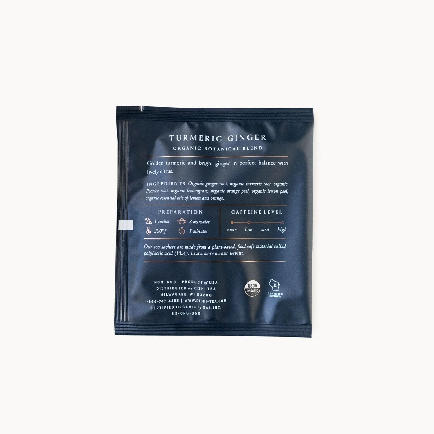 Rishi Turmeric Ginger Sachets - BongoJava.com