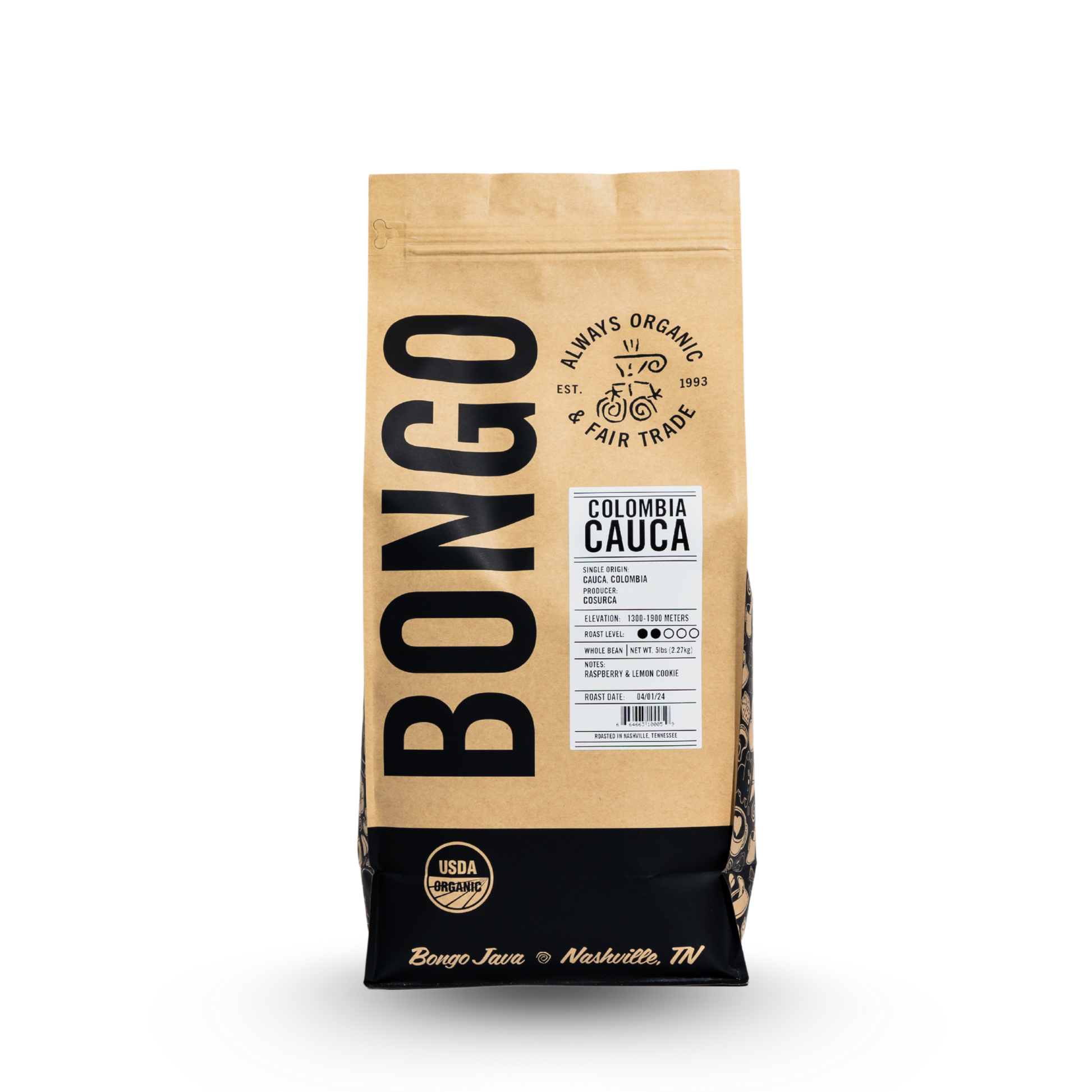 Colombia Cauca 5lb- Office Subscription - BongoJava.com