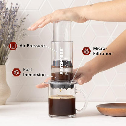 AeroPress Coffee Maker - Clear - BongoJava.com