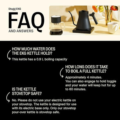 Fellow Stagg EKG Electric Kettle - Bongo Roasting Co.