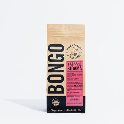 Natural Ethiopia Sidama 12oz - Office Subscription - Bongo Roasting Co.